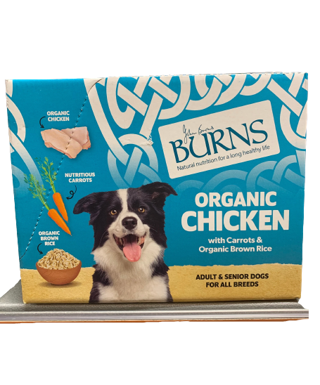 Burns Adult Dog Organic Chicken Trays