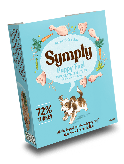 Symply Puppy Turkey & Rice 395g Tray