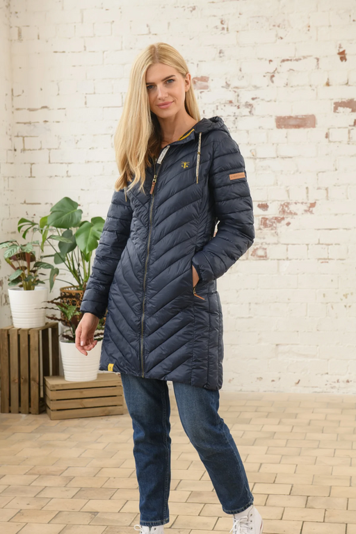 LightHouse Laurel 100% Recycled Coat Navy