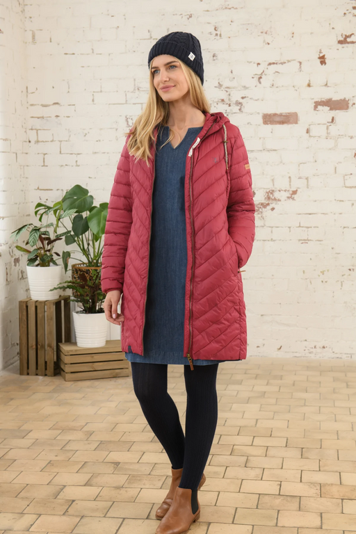 LightHouse Laurel 100% Recycled Coat Red