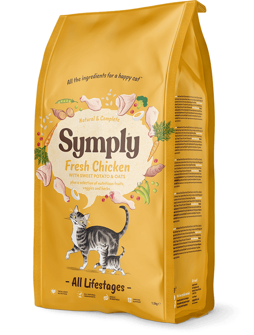 Symply Adult Cat Fresh Chicken For All Lifestages Dry Cat Food