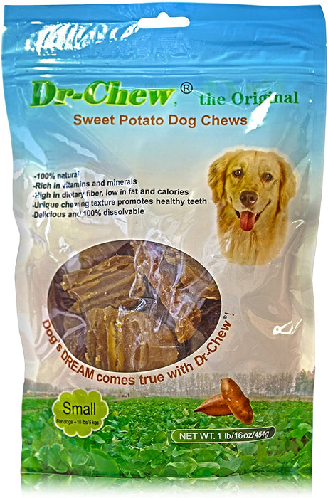Dr Chew Sweet Potato Regular 454g Dog Treats