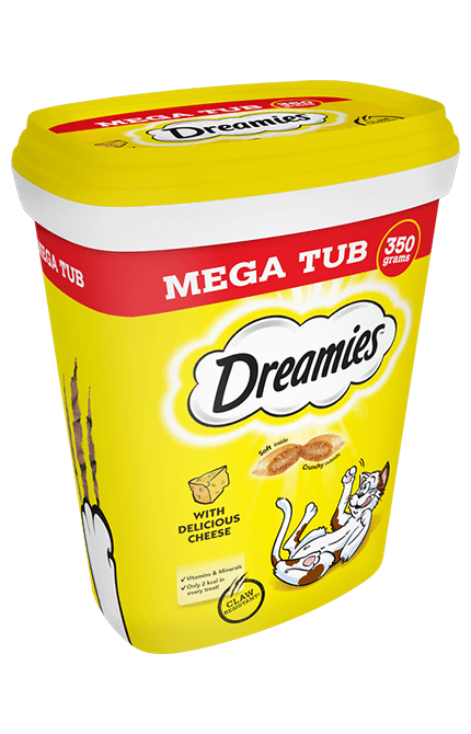 Dreamies Cheese Cat Treat Tub 350g