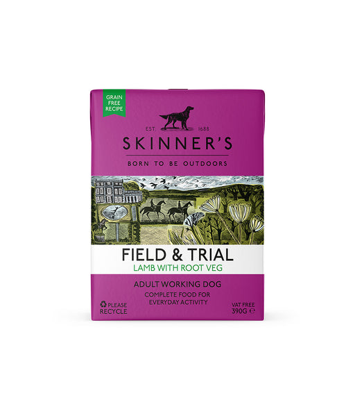 Skinners Field & Trial Adult Lamb & Root Veg 390g Carton