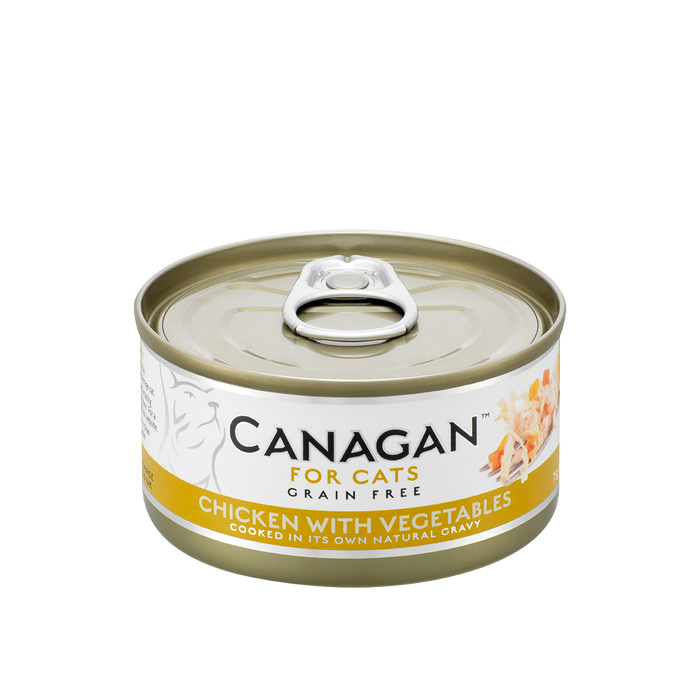 Canagan Cat Food Chicken & Veg 12x75g