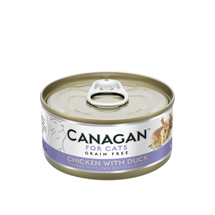 Canagan Cat Food Chicken & Duck 12x75g