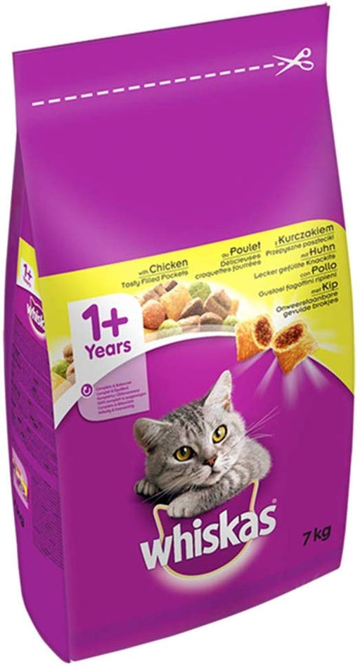 Whiskas Adult Cat 1+ Complete Chicken Dry Cat Food