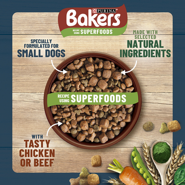 Bakers Adult Small Dog Beef