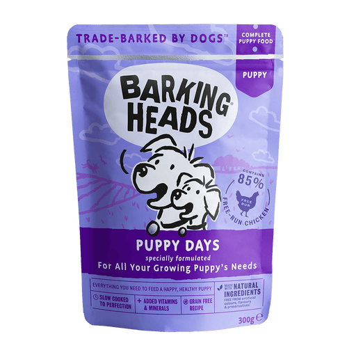 Barking Heads Heads Puppy Days 300g Pouch