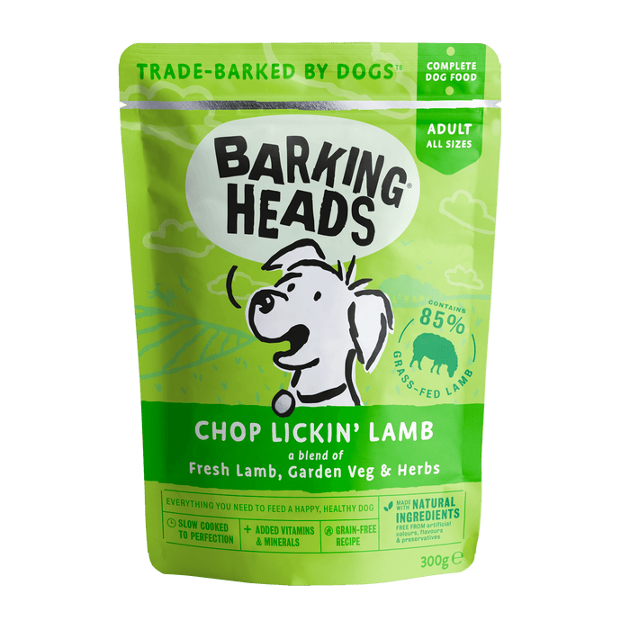 Barking Heads Chop Lickin' Lamb 300g Pouch