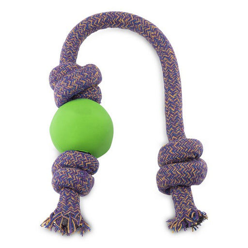 Beco Natural Rubber Ball on Rope Green