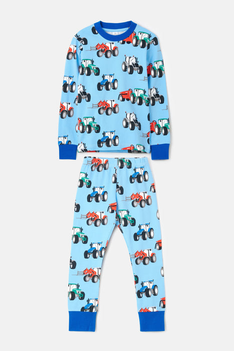 Lighthouse Tractor Print Boys Pyjamas 