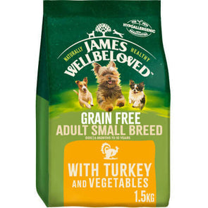 James Wellbeloved Small Breed Adult Dog Turkey Grain Free