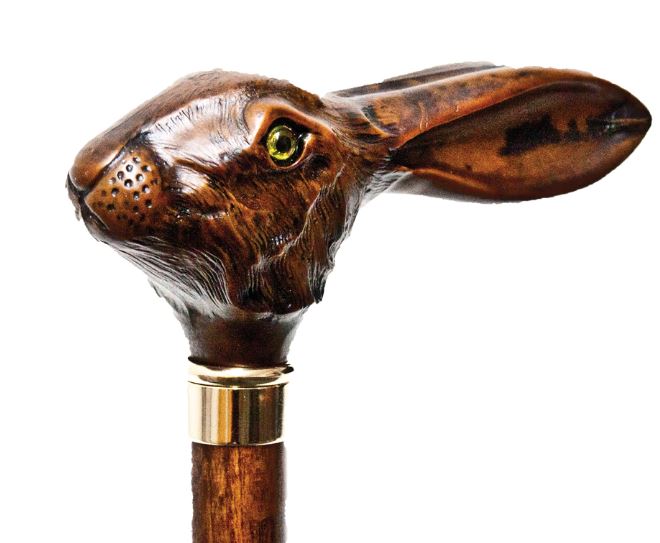 Animal Head Stick Hare by Bisley