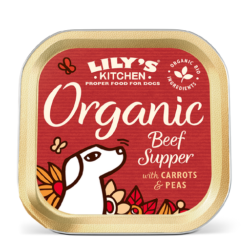 Lily's Kitchen Organic Beef & Spelt 150g Tray