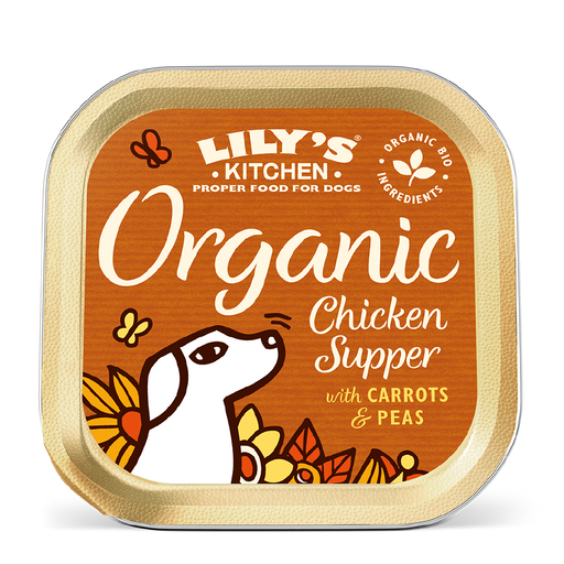 Lily's Kitchen Organic Chicken & Spelt 150g Tray
