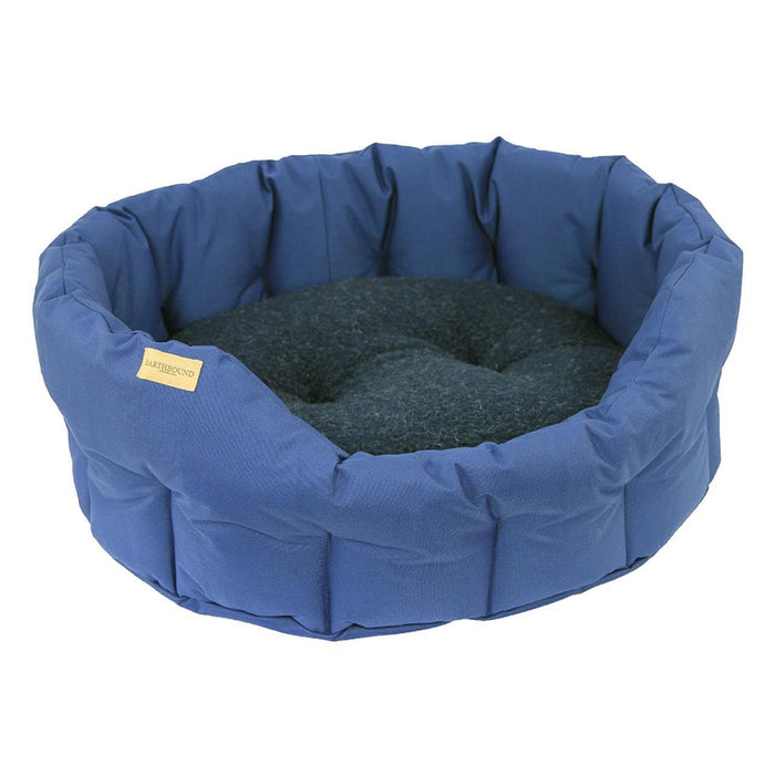 Earthbound Classic Waterproof Round Bed Navy