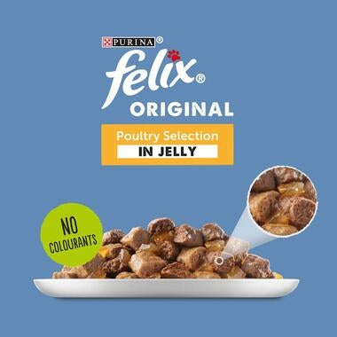 Felix Poultry Selection In Jelly 12x100g