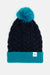 LightHouse Hannah Cable Hat - Teal/Navy
