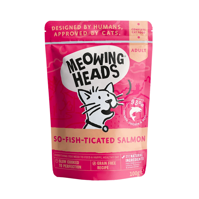 Meowing Heads So-Fishticated Salmon 100g