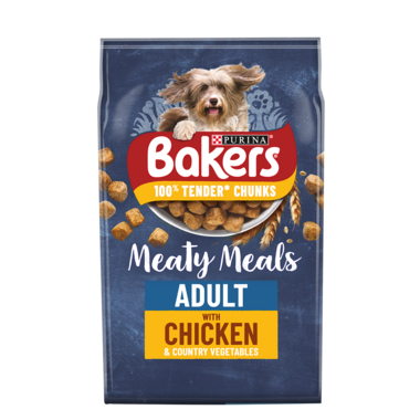 Bakers Meaty Meals Chicken Dry Dog Food
