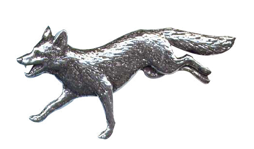 Pewter Pin Badge Fox 27
