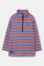 Lighthouse Riley Boys 1/2 Zip Blue & Red Stripe 
