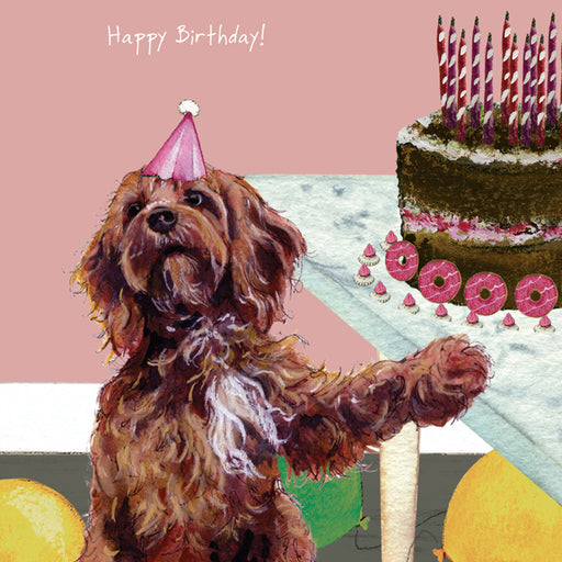 The Little Dog Laughed Cockapoo Party Card