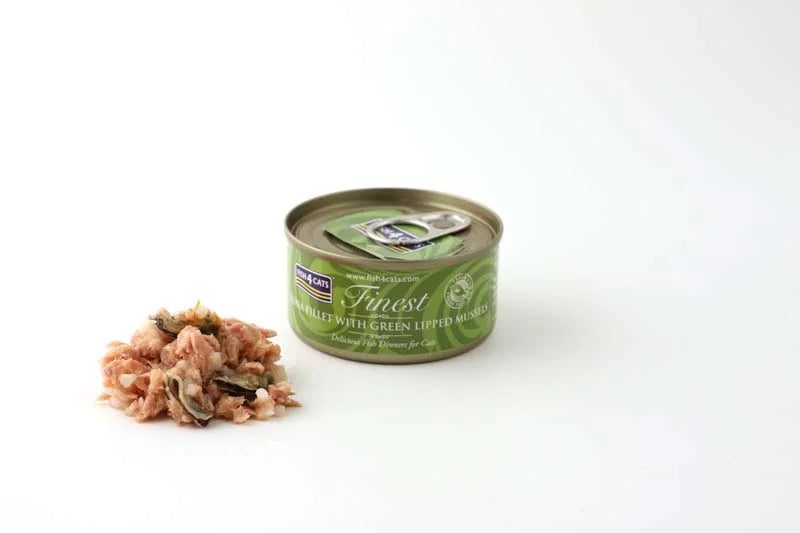 Fish4cats Tuna Fillet With Green Lipped Mussel 70g