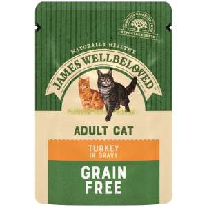 James Wellbeloved Turkey Adult Cat Food Pouch 85g