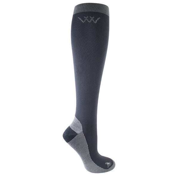 WoofWear Super Sleek Competition Socks Charcoal