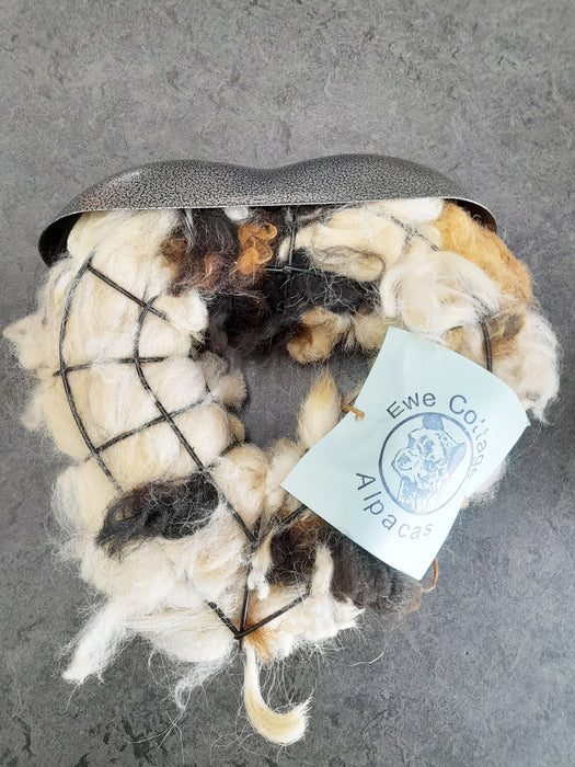 Nesting Material Heart Bird Feeder