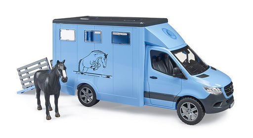 Bruder Mercedes Benz Sprinter Horse Box With 1x Horse