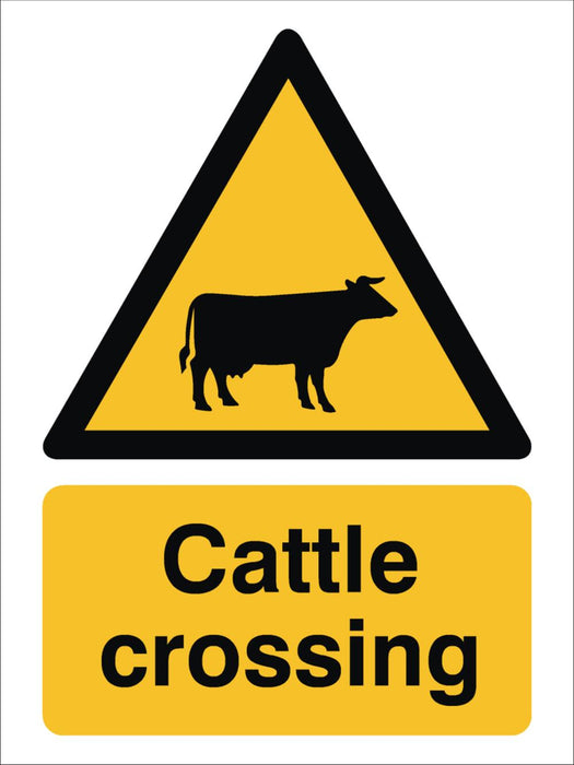 Sign (L) Cattle Crossing 480x360