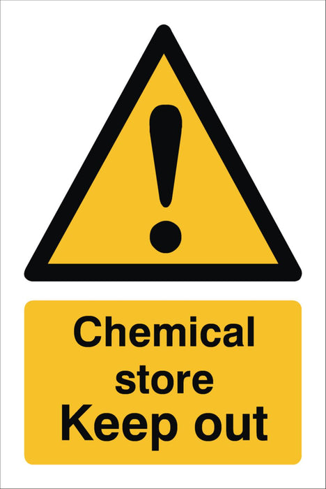 Sign (M) Chemical Store Keep Out