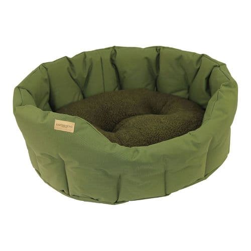 Earthbound Classic Waterproof Round Bed Green