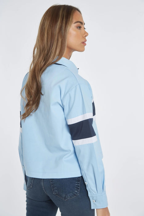 Whale Of A Time Hurley Cropped Deck Shirt