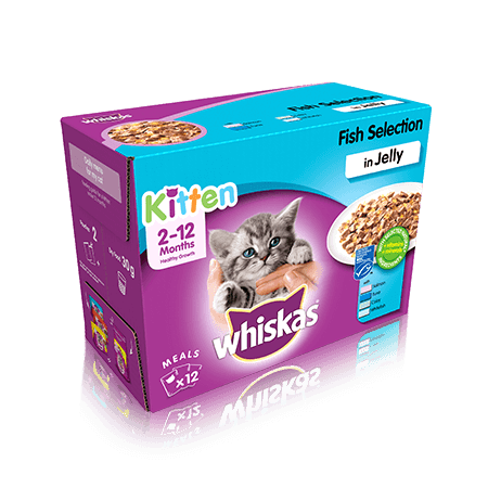 Whiskas Kitten Fish Selection in Jelly 12 x 100g