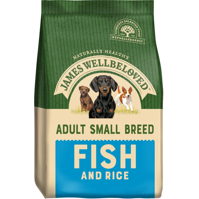 James Wellbeloved Small Breed Adult Dog Fish & Rice