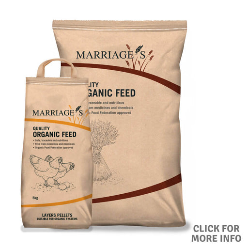 Marriages Organic Layers Pellets 20kg