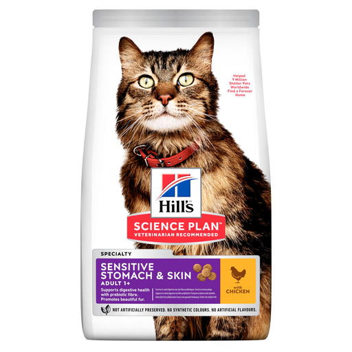 Hill's Science Sensitive Stomach & Skin Adult Cat Food 1.5kg