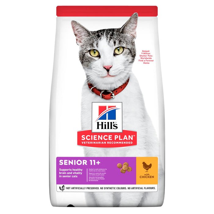 Hill's Science Plan Senior 11+ Cat Food with Chicken