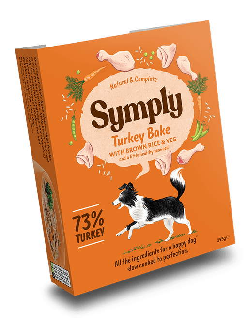 Symply Puppy Turkey & Rice Tray 7x395g Tray
