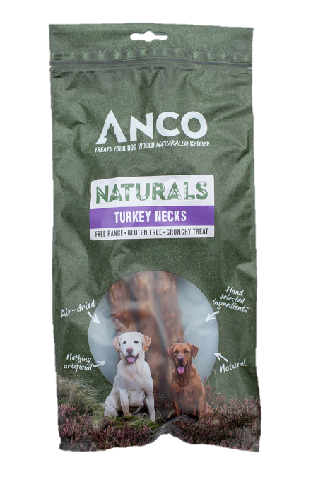 Anco Turkey Necks 2pk Dog Treats